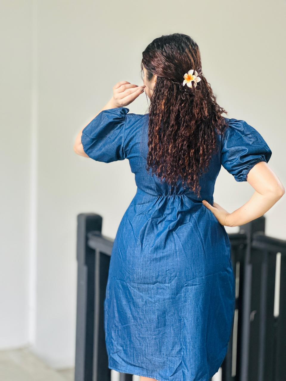 Charm Button-Down Shirt Dress