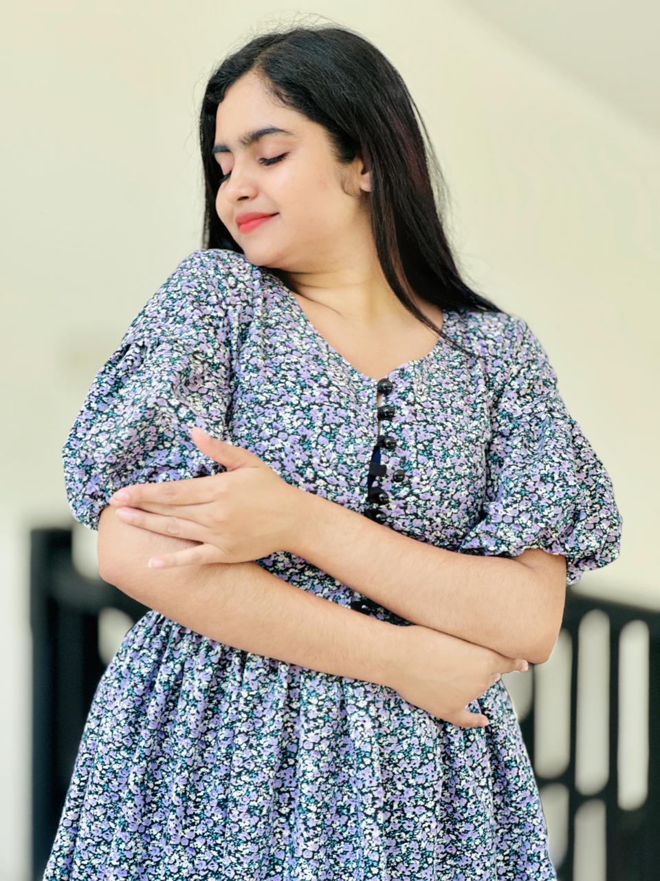 Lavender bustier Frock