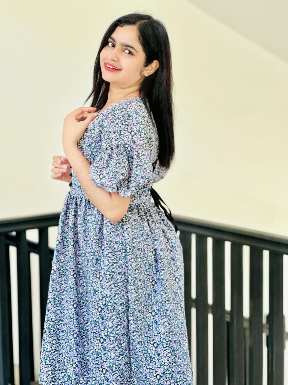 Lavender bustier Frock