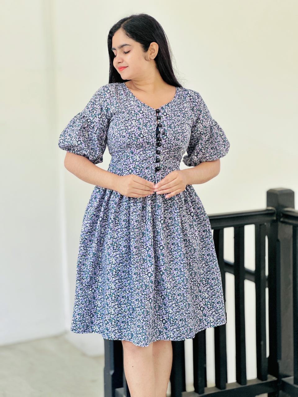 Lavender bustier Frock