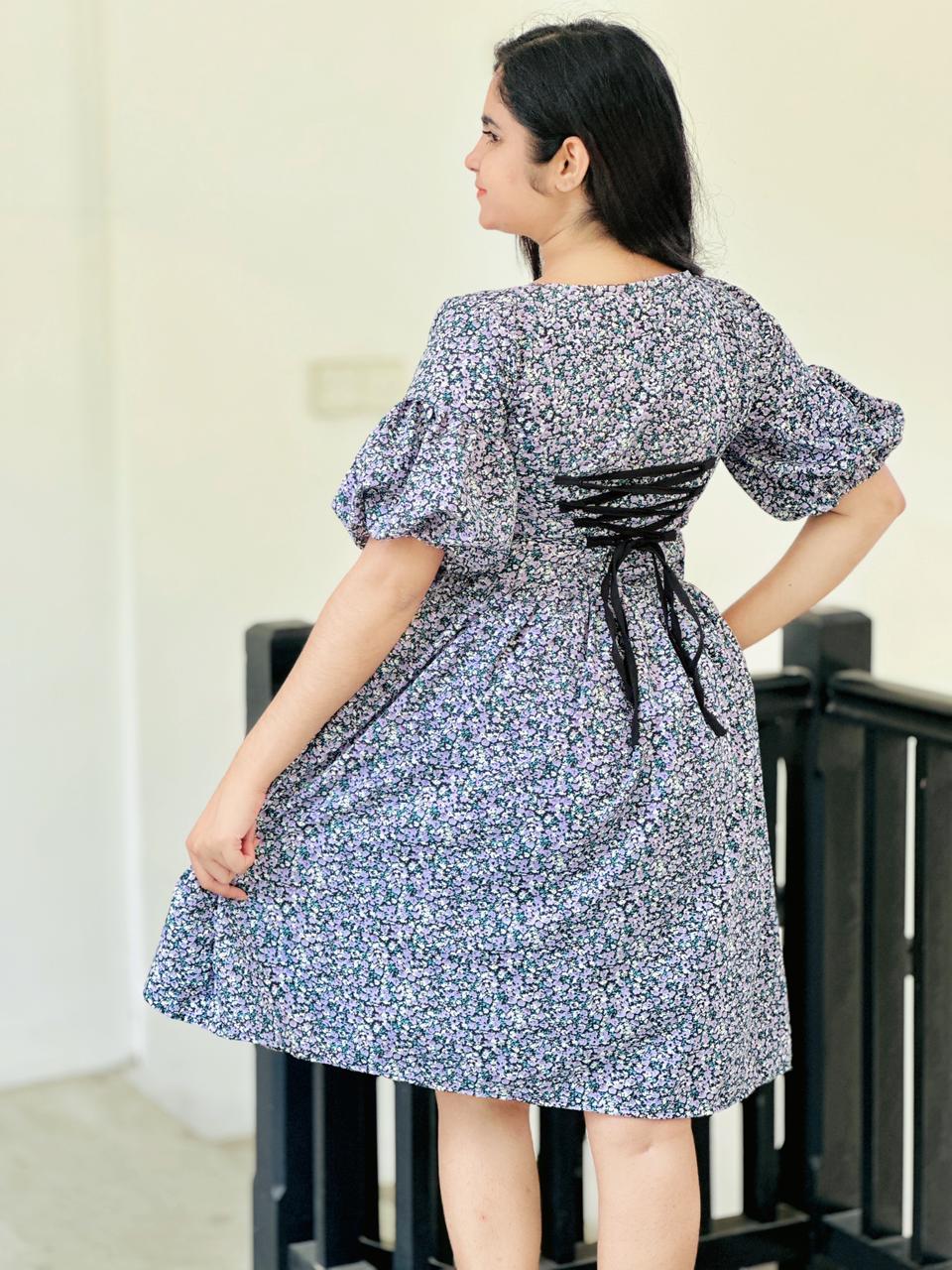 Lavender bustier Frock